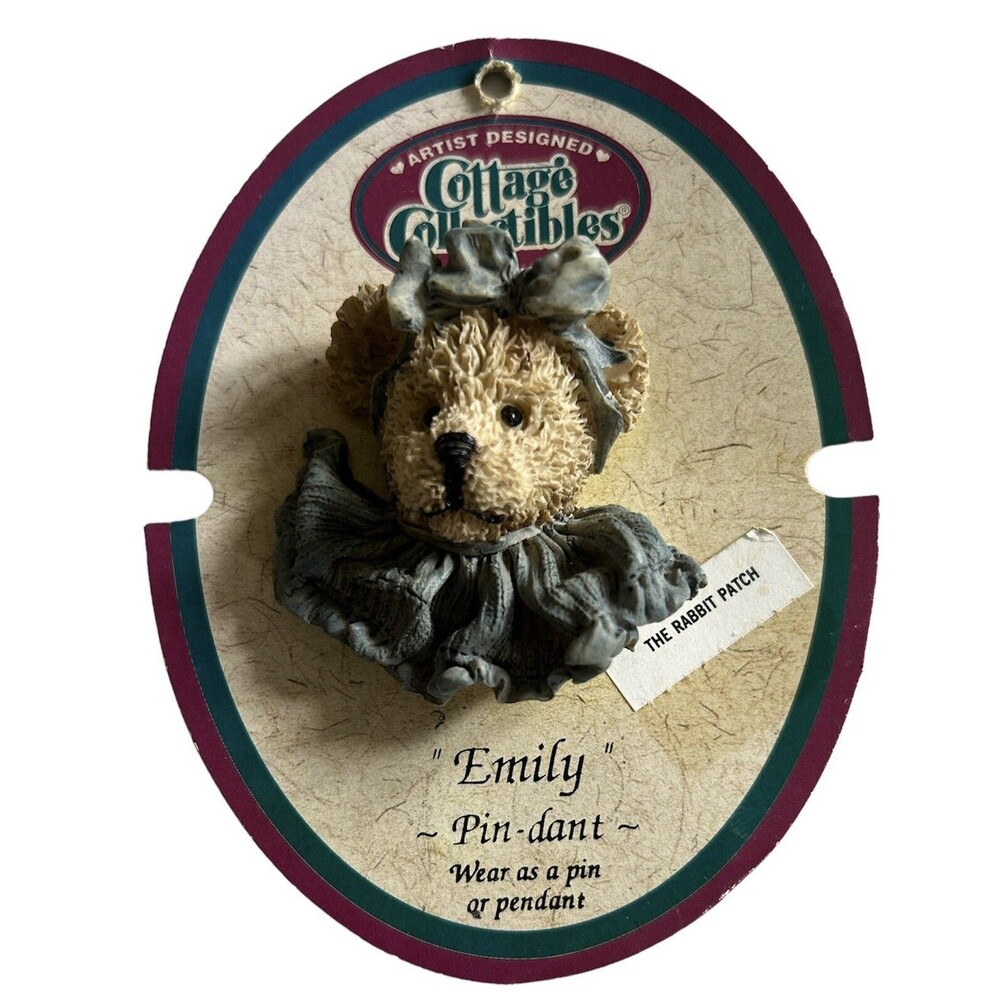 1995 Cottage Collectibles by Ganz Emily Pin-Dant #CC4006 Pin Pendant